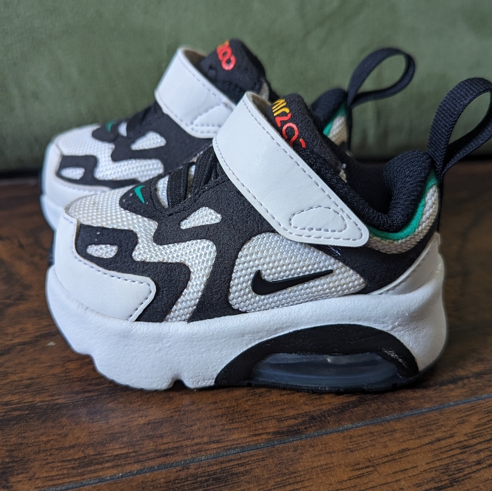 Nike Air Max 200 TD 'Rasta' White/Bright Crimson/University Gold/Black